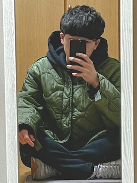 「M65」｜Runさん（メンズ・165cm）の秋コーディネート