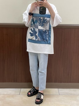 「CASPER JOHN（キャスパージョン）のアイテム」を使った、fujino_otkmさん（レディース・156cm）の夏コーディネート