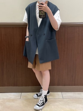 「BACKNUMBER」｜fujino_otkmさん（レディース・156cm）の夏コーディネート