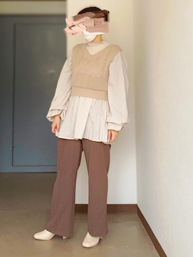 じゅんさん(レディース・160cm)の冬コーディネート