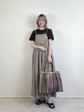 西村(nishimura)さん(レディース・163cm)の夏コーディネート