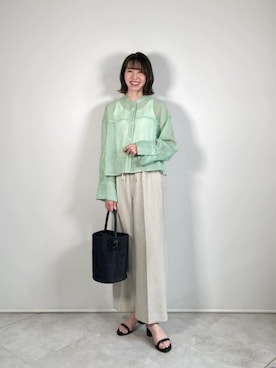 西村（nishimura）さん（レディース・163cm）の夏コーディネート