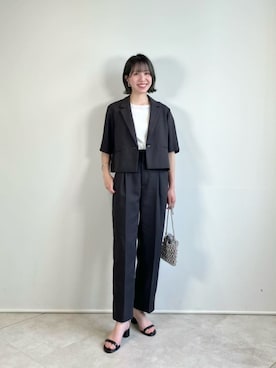 「アイテム（アクセサリー）」を使った、西村（nishimura）さん（レディース・163cm）の夏コーディネート