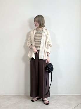 西村（nishimura）さん（レディース・163cm）の夏コーディネート