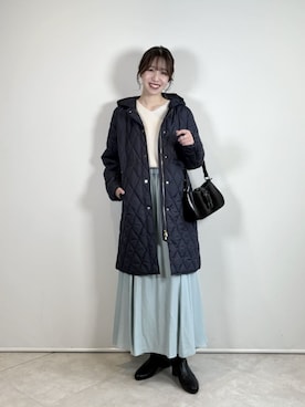 西村（nishimura）さん（レディース・163cm）の冬コーディネート