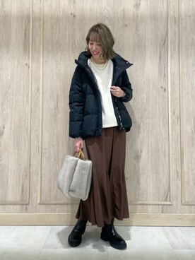 西村(nishimura)さん(レディース・163cm)の冬コーディネート