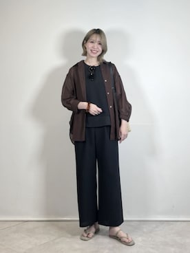 西村(nishimura)さん(レディース・163cm)の夏コーディネート
