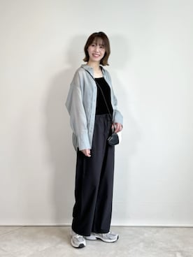 「アイテム（タンクトップ）」を使った、西村（nishimura）さん（レディース・163cm）の秋コーディネート