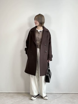 西村(nishimura)さん(レディース・163cm)の冬コーディネート