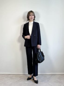 西村(nishimura)さん(レディース・163cm)の冬コーディネート