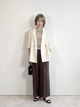 西村（nishimura）さん（レディース・163cm）の夏コーディネート