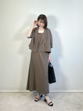 西村(nishimura)さん(レディース・163cm)の夏コーディネート