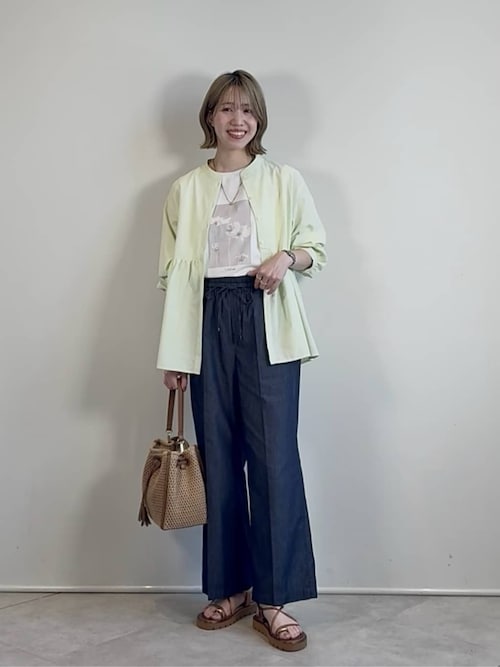 green label relaxing（グリーンレーベルリラクシング） パンツ 「size