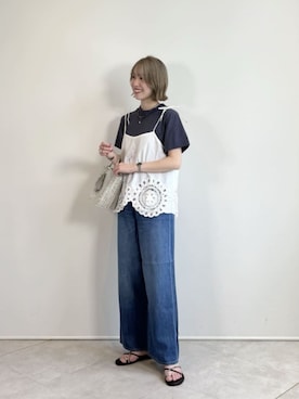 西村(nishimura)さん(レディース・163cm)の夏コーディネート