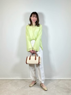 西村（nishimura）さん（レディース・163cm）の春コーディネート