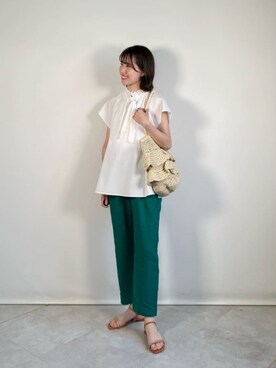 西村(nishimura)さん(レディース・163cm)の夏コーディネート