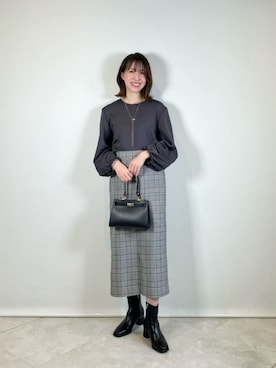 西村（nishimura）さん（レディース・163cm）の秋コーディネート
