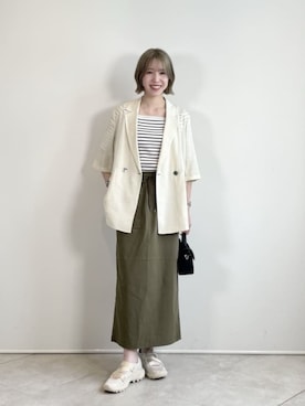 西村(nishimura)さん(レディース・163cm)の夏コーディネート