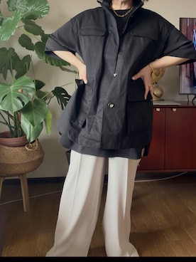 「CHIC STYLE（シックスタイル）のアイテム」を使った、OTOさん（レディース・162cm）の夏コーディネート