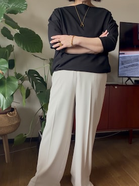 「CHIC STYLE（シックスタイル）のアイテム」を使った、OTOさん（レディース・162cm）の夏コーディネート