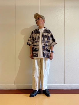 「CPCM」｜「アイテム（ローファー）」を使った、Takahiro Teradaさん（メンズ・170cm）の夏コーディネート