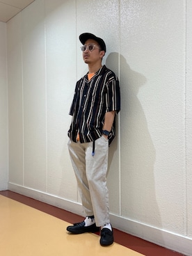 「CPCM」｜「アイテム（ローファー）」を使った、Takahiro Teradaさん（メンズ・170cm）の夏コーディネート