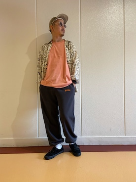 「CPCM」｜「アイテム（スウェットパンツ）」を使った、Takahiro Teradaさん（メンズ・170cm）の秋コーディネート