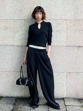 「DIESEL（ディーゼル）のアイテム」を使った、NANAMIさん（レディース・171cm）の夏コーディネート