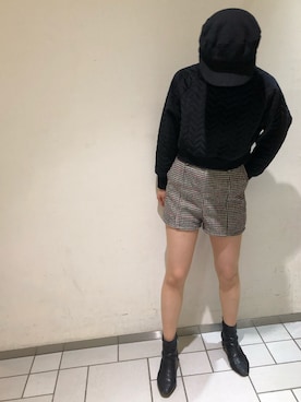 YUIさんの（AZUL by moussy | アズールバイマウジー）を使ったコーディネート