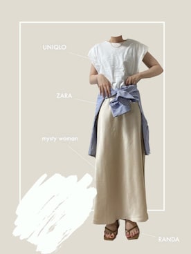 shiori seitoさん（レディース・160cm）の夏コーディネート