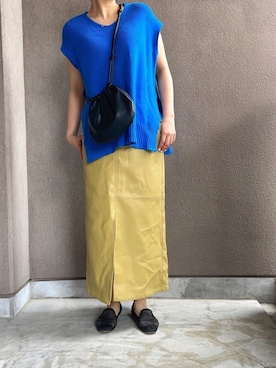 たむらヘプバーンさん（レディース・168cm）の夏コーディネート