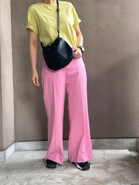 たむらヘプバーンさん（レディース・168cm）の春コーディネート