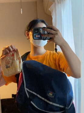 「アイテム（メッセンジャーバッグ、ブルー系）」を使った、otohaさん（レディース・164cm）の夏コーディネート