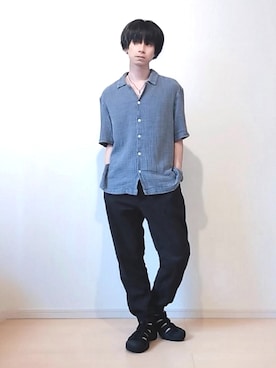 「KEEN（キーン）のアイテム」を使った、なかむーさん（メンズ・171cm）の夏コーディネート