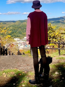 「チャイハネ（チャイハネ）のアイテム（ブーツ）」を使った、しーお さん（メンズ・181cm）の秋コーディネート