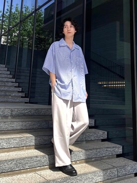 Rio Hiragaさん（メンズ・170cm）の夏コーディネート
