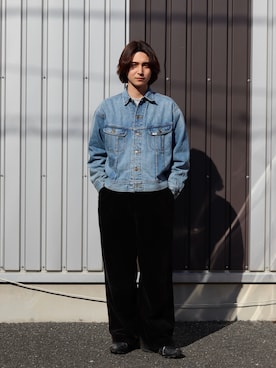 「Graphpaper（グラフペーパー）のアイテム」を使った、Rio Hiragaさん（メンズ・171cm）の春コーディネート