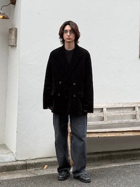 「Graphpaper（グラフペーパー）のアイテム」を使った、Rio Hiragaさん（メンズ・171cm）の秋コーディネート