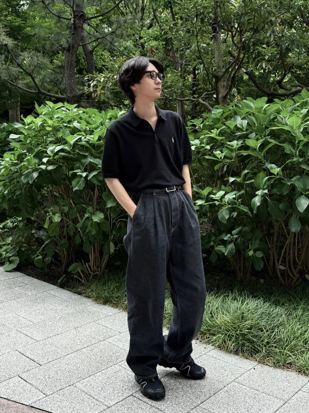 Rio Hiragaさんの「コットン ポロカラー セーター（POLO RALPH LAUREN）」を使ったコーディネートの1枚目の写真
