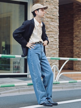 「ESPONT（エスポント）のアイテム」を使った、Rio Hiragaさん（メンズ・171cm）の春コーディネート