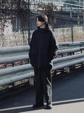 「Steven Alan（スティーブンアラン）のアイテム（パンツ）」を使った、Rio Hiragaさん（メンズ・171cm）の冬コーディネート