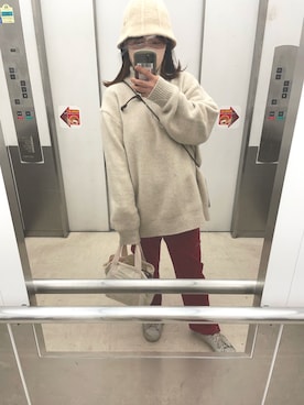 nozomiさん(レディース・160cm)の冬コーディネート