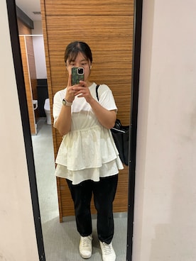 「GU（ジーユー）のアイテム」を使った、nozomiさん（レディース・160cm）の夏コーディネート