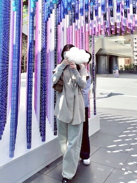 「EVOL（イーボル）のアイテム」を使った、mana さん（レディース・165cm）の春コーディネート
