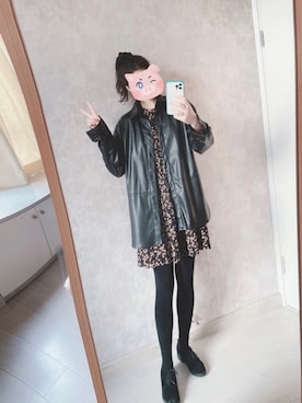 「盐系风格」｜春日弥生さん（レディース・167cm）の春コーディネート