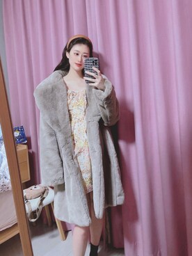 「日系极简」｜春日弥生さん（レディース・167cm）の冬コーディネート