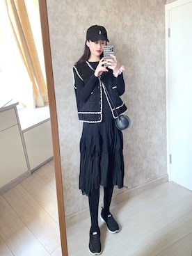 「日系极简」｜春日弥生さん（レディース・167cm）の春コーディネート