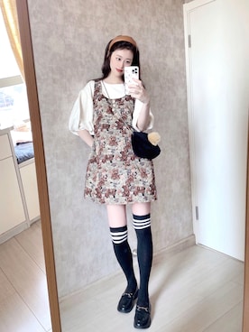 「日系极简」｜春日弥生さん（レディース・167cm）の春コーディネート