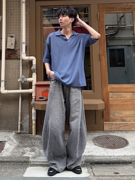 「SLICK（スリック）のアイテム」を使った、まささん（メンズ・178cm）の夏コーディネート