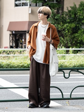 「アイテム（トートバッグ）」を使った、まささん（メンズ・178cm・20代）の夏コーディネート